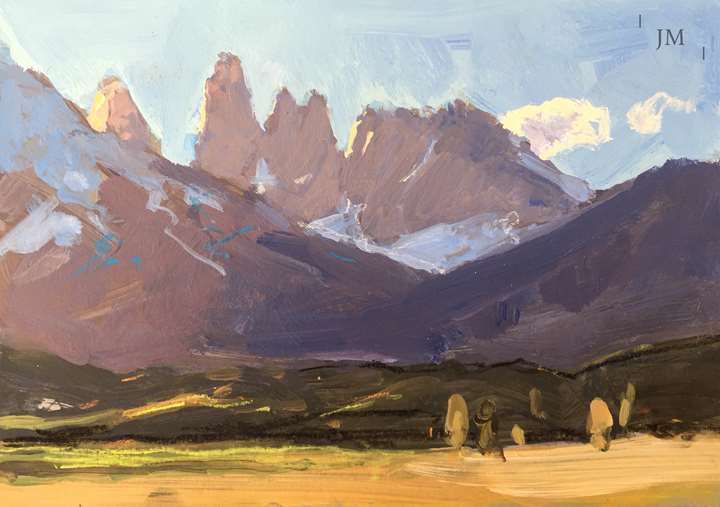 Torres del paine and single cloud 2018